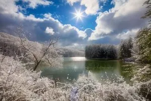 Explore Nature's Beauty with Beaver County Ambridge Reservoir Print
