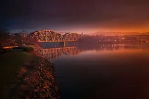 Beaver County Fine Art Photography Print: Bridgewater Crossing