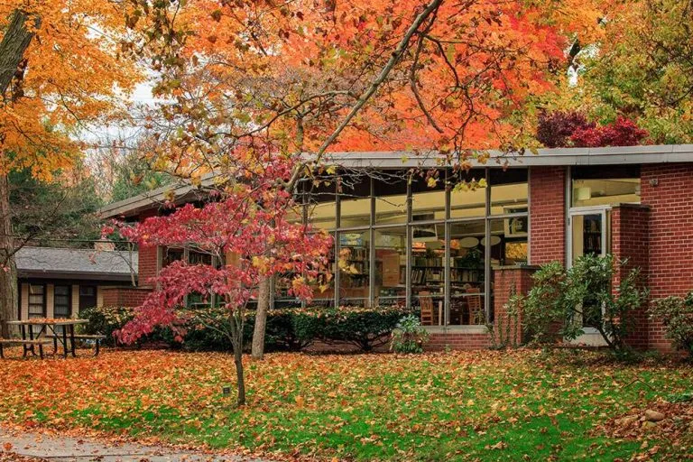 Beaver Library on River Road Fine Art Photography Print