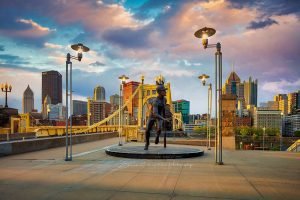 Roberto Clemente Statue at PNC Park - Pittsburgh Pirates Fine Art Print