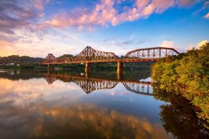 Fine Art Photography Print of Monaca-Beaver Railroad Bridge in Beaver County