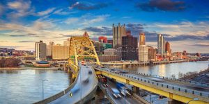 Fine Art Photography Print: Fort Pitt Bridge & Pittsburgh Tunnels