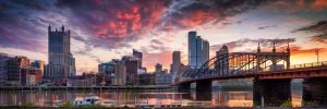 Captivating Pittsburgh Panoramic: Smithfield Street Bridge