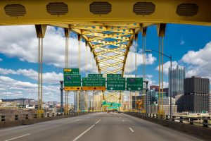 Pittsburgh's Fort Pitt Tunnels and Bridge - Captured in 376 West