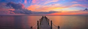OBX Dock | A Fine Art Beach Panoramic Photography Print