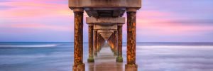 US Army Corps of Engineers Dock | A Fine Art Beach Panoramic Photography Print