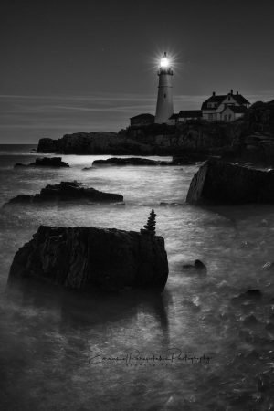 Portland Head | A Fine Art Black and White Photography Print