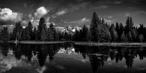 Schwabacher Landing | A Fine Art Black and White Photography Print