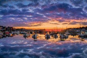 Bar Harbor Reflections | Boats and Harbor Fine Art Photography