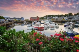 Floral Bar Harbor | Boats and Harbor Fine Art Photography