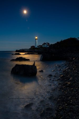 Portland Head at Night | A Fine Art Photography Print
