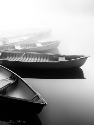 Canoes | A Fine Art Black and White Photography Print