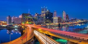 Fine Art Photography Print of Fort Pitt Bridge Tunnels, Pittsburgh