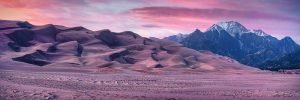 Colorado Sand Dunes Curves | A Fine Art Panoramic Photography Print