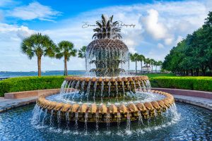 Pineapple Fountain Charleston | Small Town USA Fine Art Photography