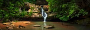 Cedarwood Falls Hocking Hills | A Fine Art Water Panoramic Photography Print