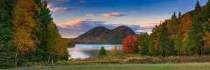 Jordon Pond Acadia National Parks | A Fine Art Water Panoramic Photography Print