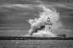 Cleveland Lighthouse | A Fine Art Black and White Photography Print