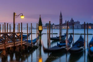 Golden Serenade | Unique Venice Gondola Photo Print