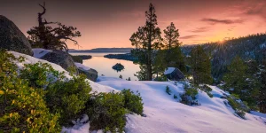 Dawns Light At Lake Tahoe