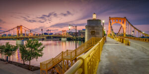Andy Warhol Bridge at Night