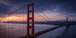 Golden Gate Bridge at Blue Hour