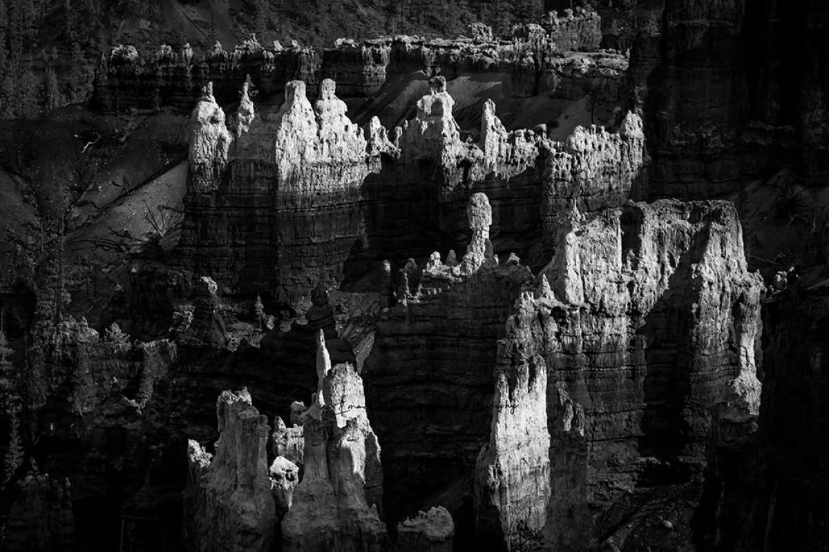 Bryce Canyon | A Fine Art Black and White Photography Print