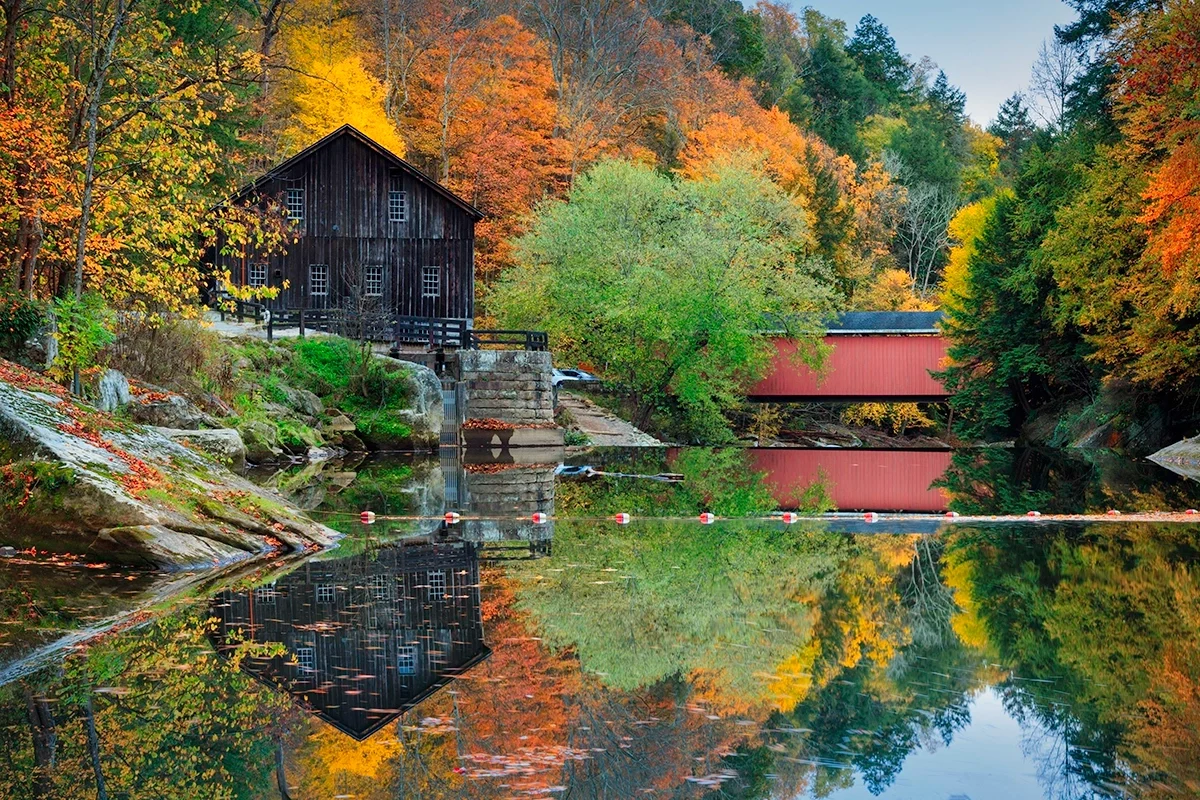 McConnells-Mill-Fall-Reflections