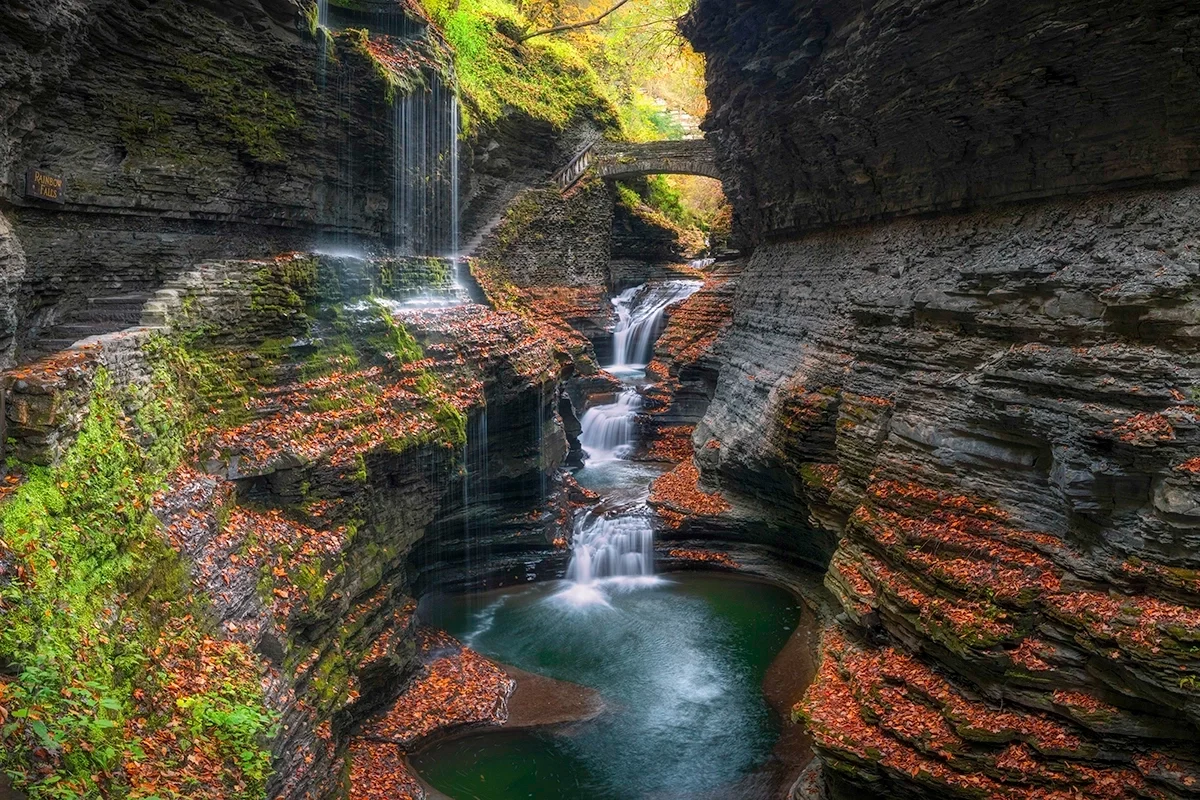 Rainbow-Falls-at-Watkins-Glen
